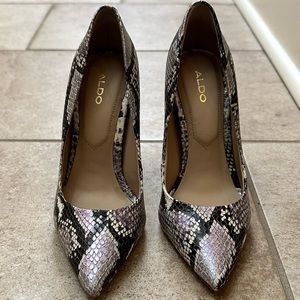 Aldo Snakeskin Heels